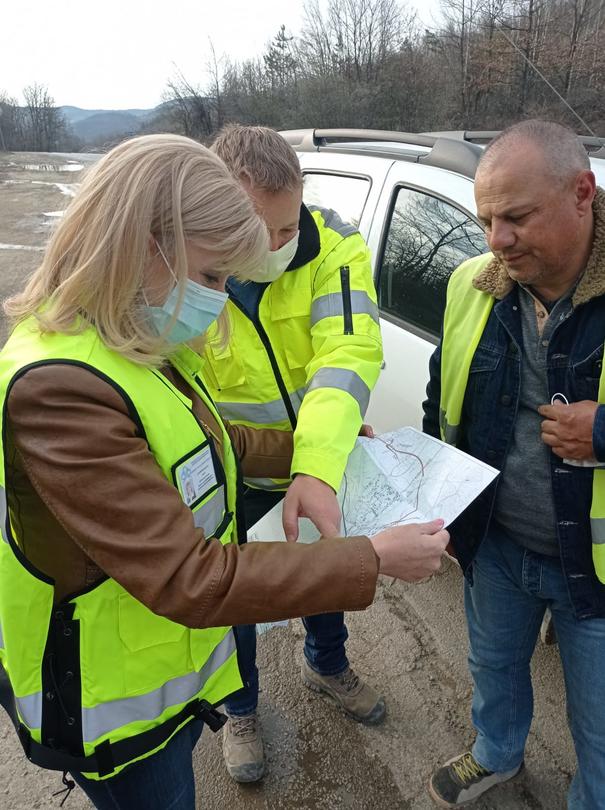 Министър Аврамова инспектира строителството на лот 1 от пътя Мездра – Ботевград - 1