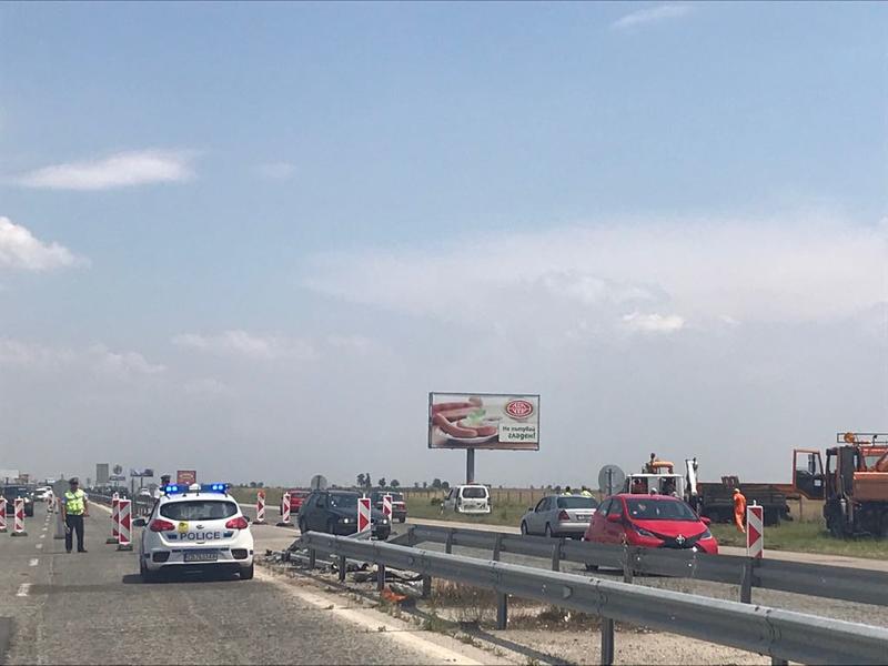 Днес завършва ремонтът на 22 км участък от АМ „Тракия“ между Пловдив и Стара Загора (снимки) - 11