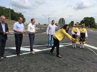 Министър Лиляна Павлова откри рехабилитирания обходен път на Елхово