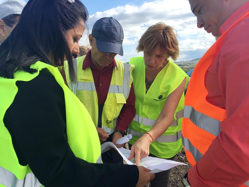  Министър Лиляна Павлова и председателят на АПИ инж. Лазар Лазаров инспектираха строителството на Лот 1 от АМ „Марица” - 4