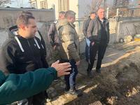 Министър Караниколов и зам.-министър Нанков инспектираха аварийните дейности в Перник