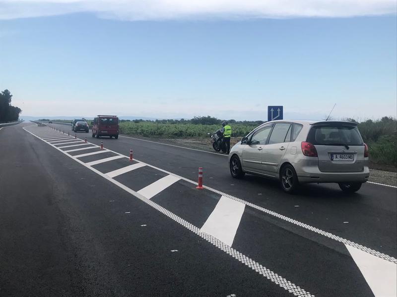 Почиващите на Южното Черноморие пътуват по четирилентов път в участъка между Поморие и Ахелой - 22