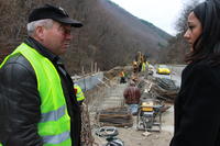 Лиляна Павлова инспектира ремонта на прохода Предела