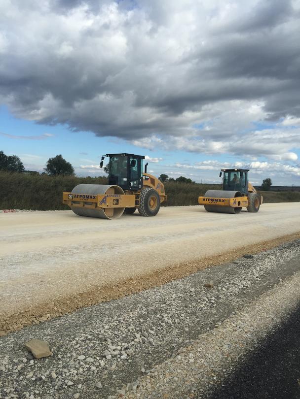  Министър Лиляна Павлова и председателят на АПИ инж. Лазар Лазаров инспектираха строителството на Лот 1 от АМ „Марица” - 7