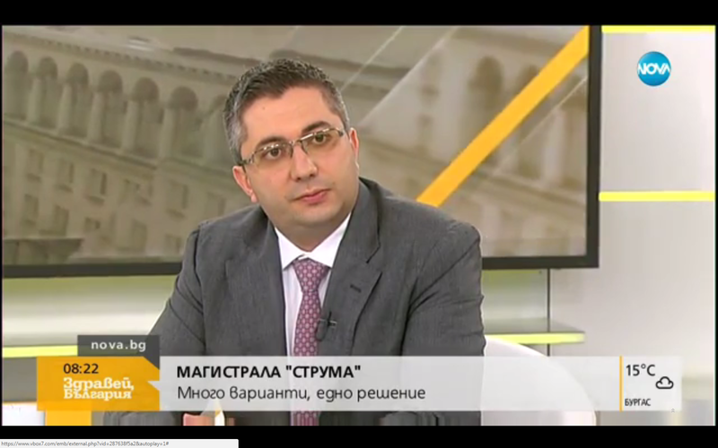 Minister Nankov: Tolls Will Solve the Problem with the Insufficient Financing of the Road Sector