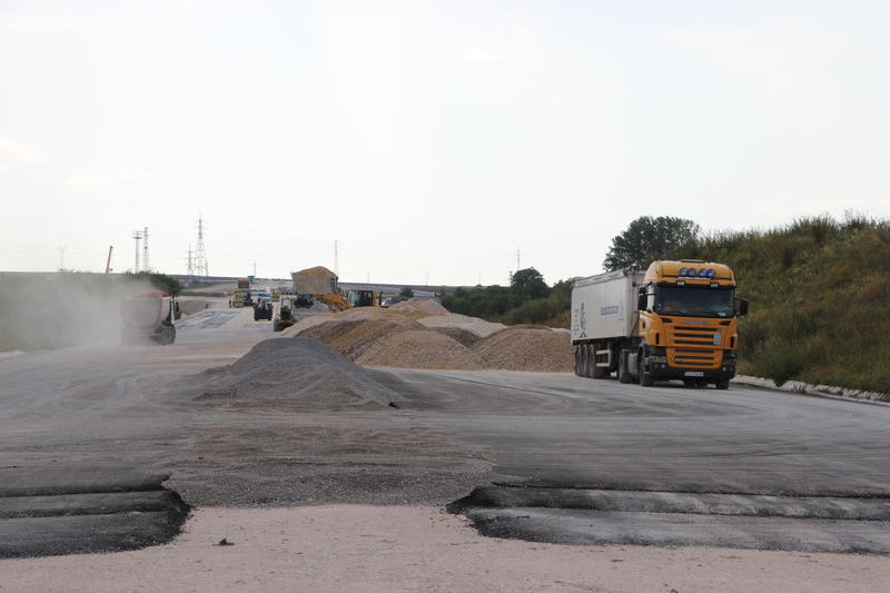  Министър Павлова инспектира строителството на пътен възел Шумен-Белокопитово - 9