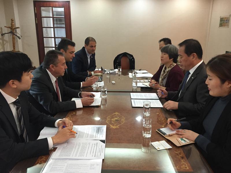 Exchange of experience in the field of infrastructure was discussed by Deputy Minister Yovev with the Deputy Minister of Land, Infrastructure and Transport of Korea Jong Kyung Hoon - 1
