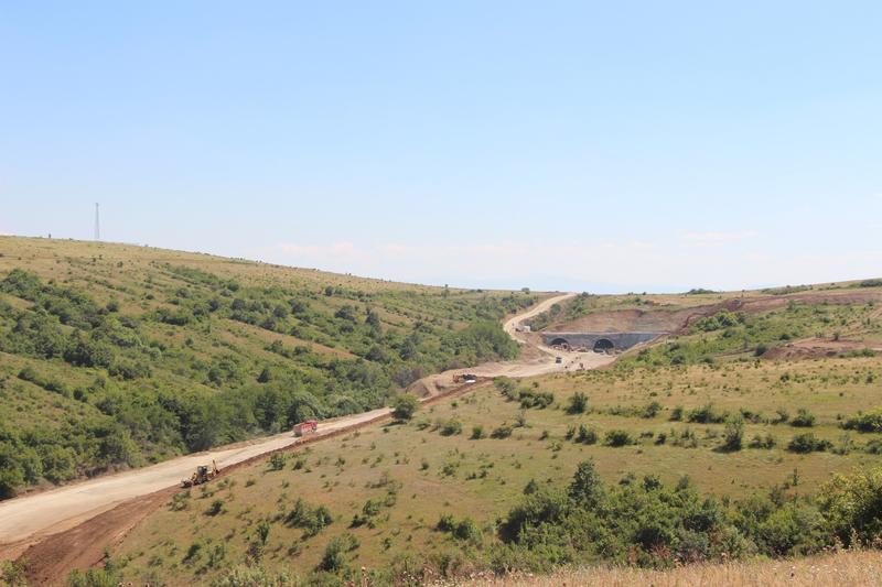 Министър Павлова инспектира напредъка в строителните дейности по ЛОТ 2 на АМ „Струма“ - 20