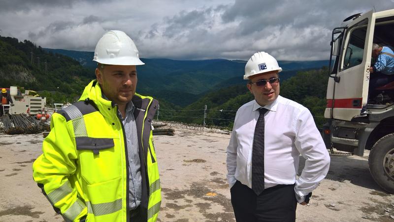 Министър Николай Нанков направи изненадваща проверка на ремонта на тунел „Витиня“ и виадукта след него на АМ „Хемус“