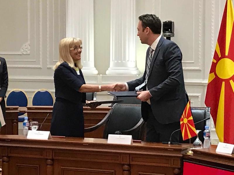 A Memorandum of Understanding was signed in Skopje between the Ministry of Regional Development and Public Works and the Ministry of Local Self-Government of the Republic of Northern Macedonia - 3