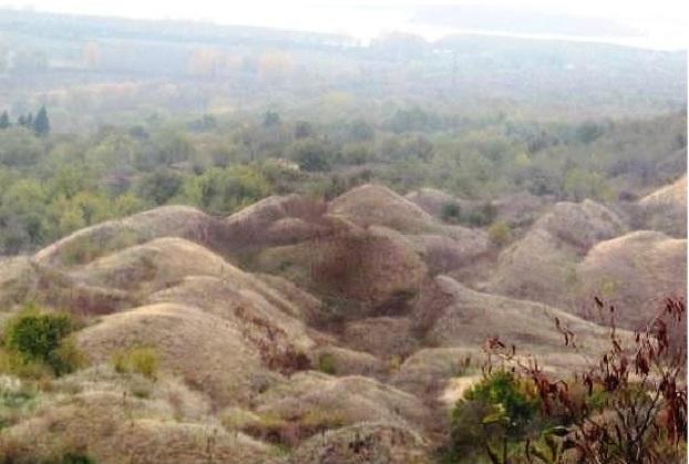 Свлачищни гърбици с. Орсоя