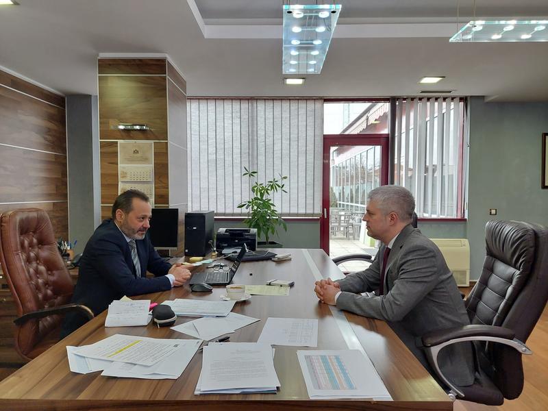 Министър Найденов обсъди проблемите на водоснабдяването на Варна с кмета Благомир Коцев