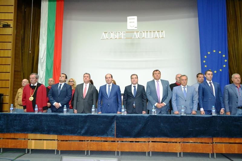Зам.-министър Валентин Йовев присъства на откриването на новата учебна година в УАСГ - 2