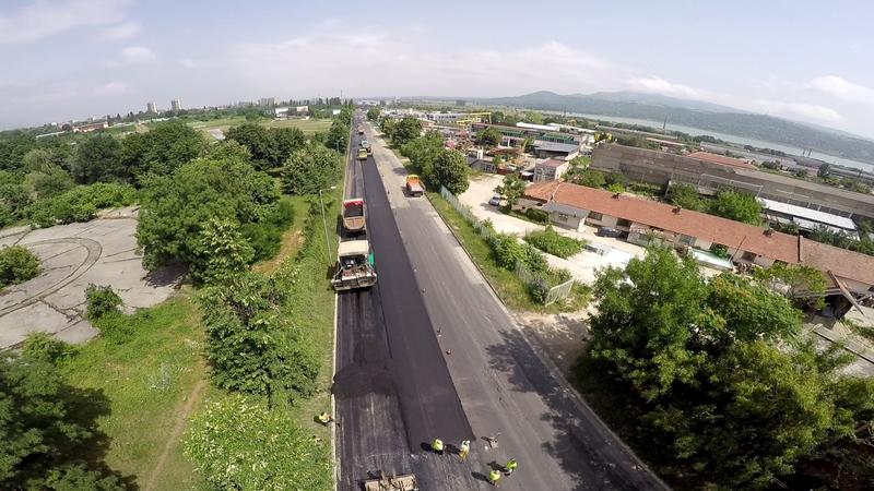  Министър Павлова участва в  инспекция на ремонта на участък от обходния път на Враца - 3