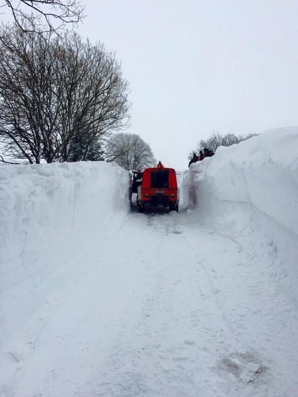 Роторни снегорини пробиват път в Родопите и Рила  (снимки) - 6