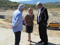 Министър Терзиева инспектира участъка Сандански – Кулата от АМ „Струма“