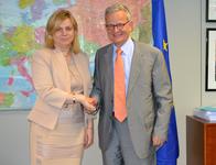   Министър Терзиева: Заедно с Европейската комисия ще предприемем възможно най-бързи действия по възстановяване на плащанията по ос 1 и 3 на ОП „Регионално развитие“ 2007 – 2013г.   