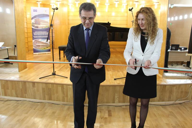 С малко над 3 млн. лв. от Оперативна програма „Региони в растеж“ е обновена учебната сграда на Националната музикална академия