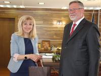 Minister Avramova met with Polish Ambassador Maciej Szymanski