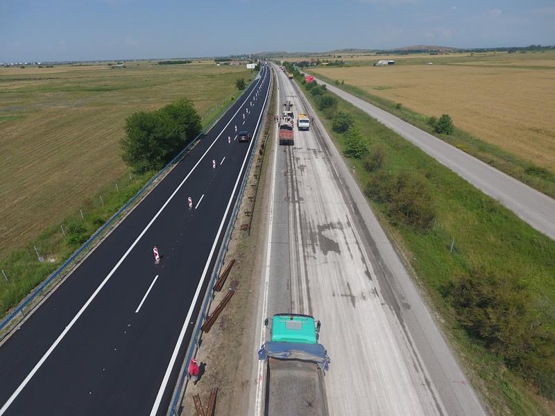 Днес завършва ремонтът на 22 км участък от АМ „Тракия“ между Пловдив и Стара Загора (снимки) - 6