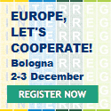 Форум за междурегионално сътрудничество по програма ИНТЕРРЕГ IVC / ИНТЕРРЕГ ЕВРОПА ще се проведе в Болоня, Италия
