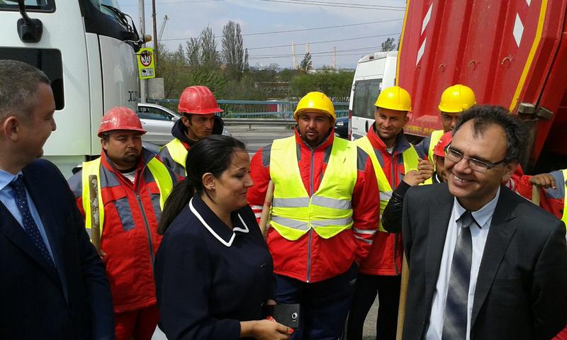   Министър Лиляна Павлова и кметът на Варна Иван Портних дадоха старт на ремонта на Аспаруховия мост - 2