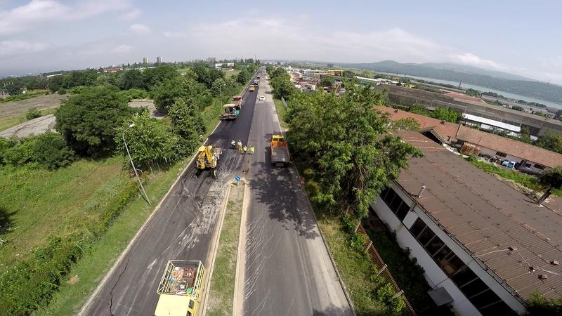  Министър Павлова участва в  инспекция на ремонта на участък от обходния път на Враца - 1