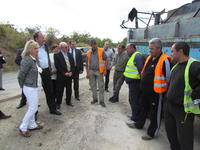  Министър Терзиева инспектира състоянието на пътни отсечки в област Видин