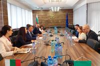 Minister Andrei Tsekov and H.E. Giuseppina Zarra discussed cooperation for quality construction
