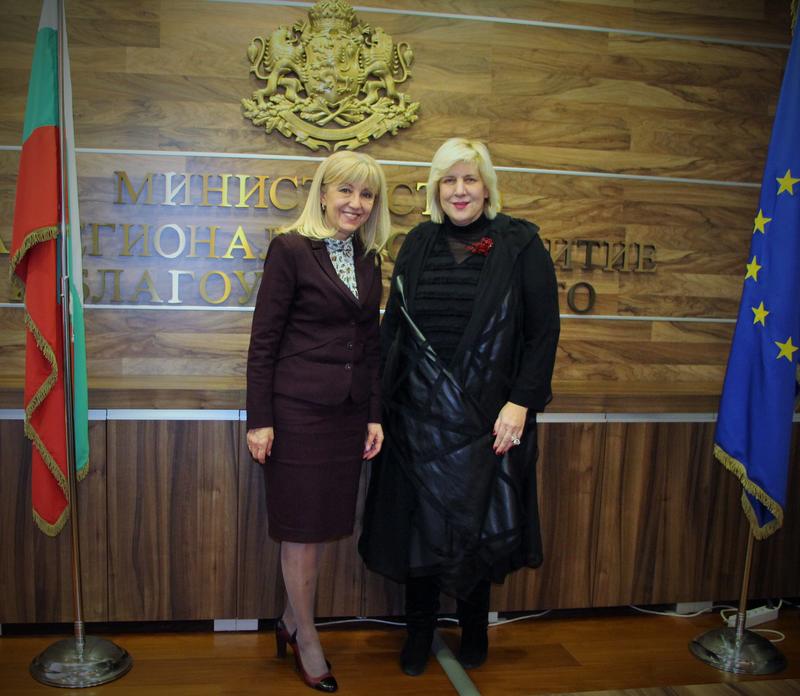 Minister Avramova met with the Council of Europe Commissioner for Human Rights Dunja Mijatović