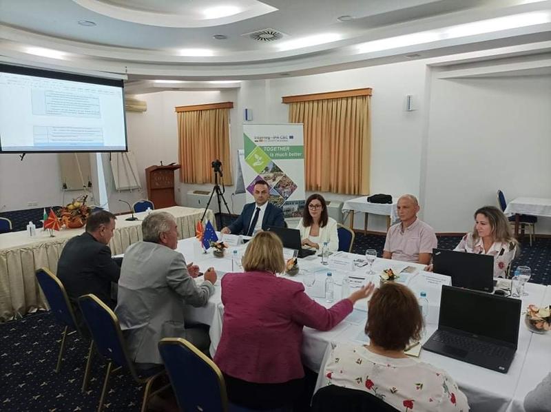 Deputy Minister Hristov Discusses Development of Regional Policy and Opportunities for Co-operation with Deputy Minister of the Republic of Northern Macedonia Zoran Dimitrovski - 1