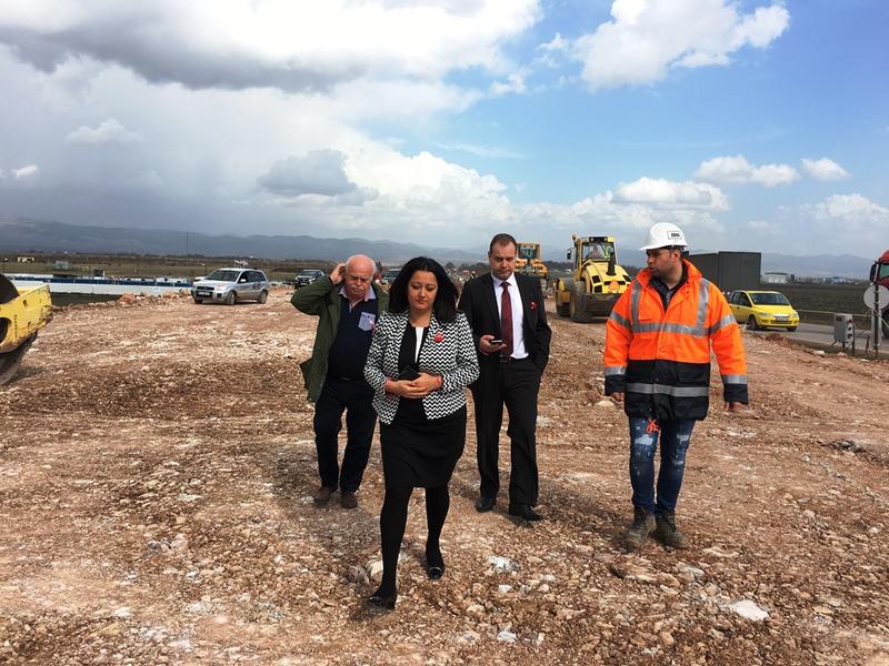 Министър Лиляна Павлова и инж. Лазар Лазаров инспектираха строителството на Участък 2 от Западната дъга на Софийски околовръстен път и Северната скоростна тангента - 5