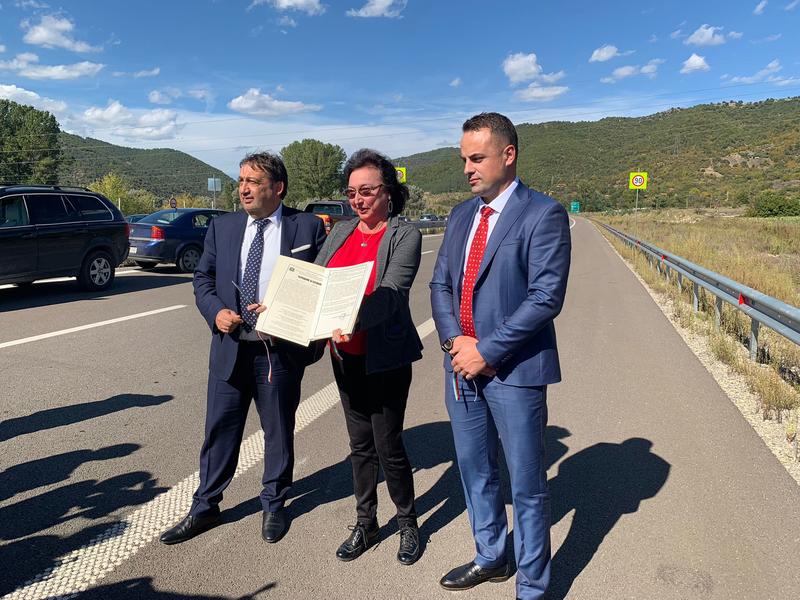 Traffic starts on new 2,7 km of Struma Motorway in the Zheleznitsa - Simitli section