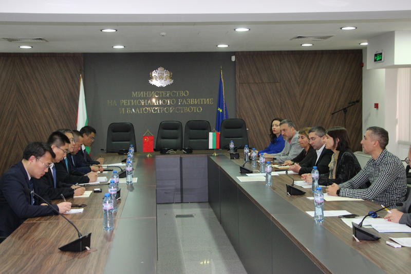 Deputy Minister Nankov met with representatives of the China International Contractors Association