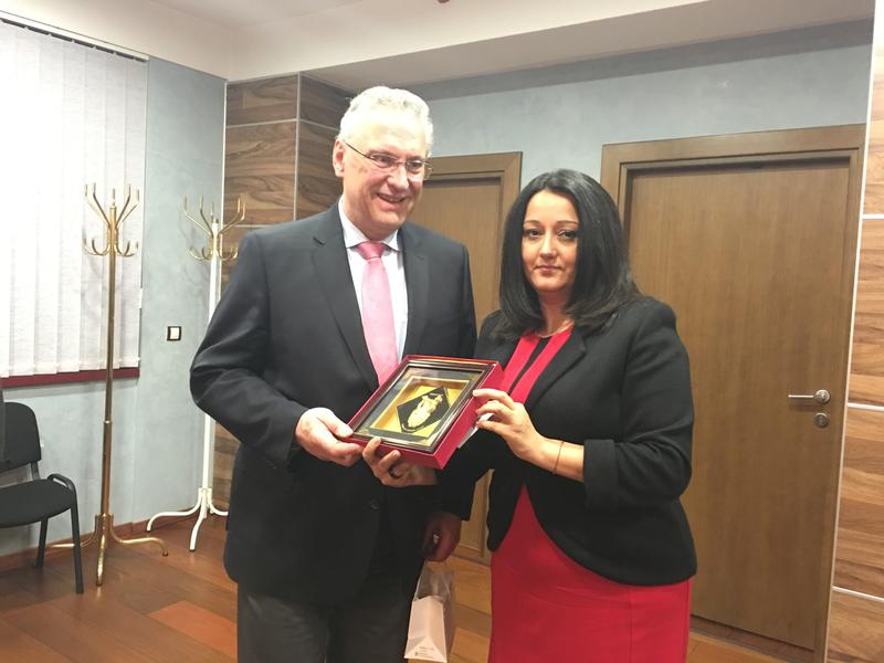 Министър Павлова се срещна с държавния министър на вътрешните работи, строителството и транспорта на Бавария Йоахим Херман