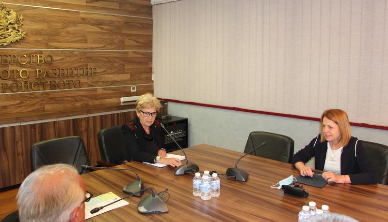 Minister Komitova will propose a project of Sofia Municipality for repair of the water supply and sewerage network to be included in the Recovery and Resilience Plan - 1