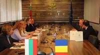 Minister Avramova and Ambassador Ion Gulia discussed the preparation of the Bulgaria-Romania Cross-border Cooperation Programme for the next period