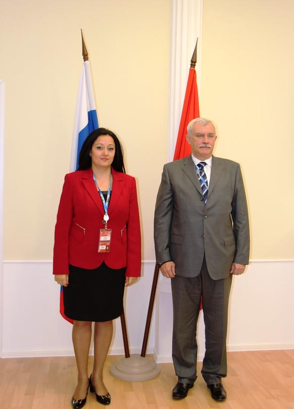    Министър Лиляна Павлова се срещна с губернатора на Санкт Петербург - 1