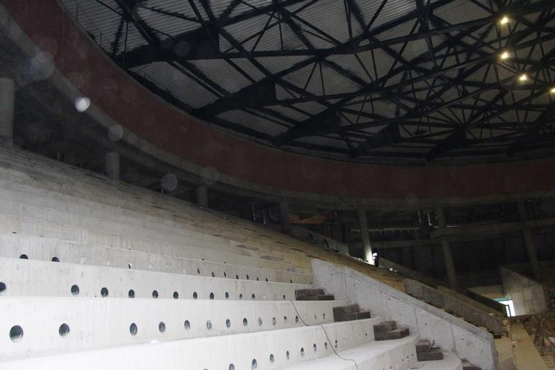  Лиляна Павлова огледа строителството на спортната зала в Русе   - 1