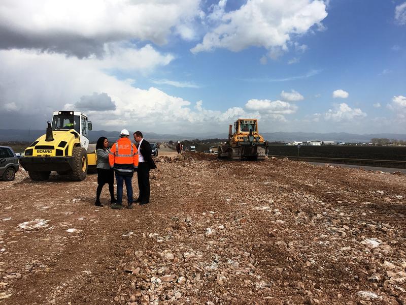 Министър Лиляна Павлова и инж. Лазар Лазаров инспектираха строителството на Участък 2 от Западната дъга на Софийски околовръстен път и Северната скоростна тангента - 4
